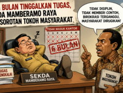 Enam Bulan Tinggalkan Tugas, Sekda Mamberamo Raya Jadi Sorotan Tokoh Masyarakat