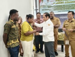 H. Mustang Motivasi UKM Peserta Pelatihan Briket Arang di Kota Jayapura
