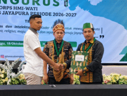 Jailani Maswatu Resmi Pimpin HMI Jayapura, Siap Bersinergi Bangun Papua